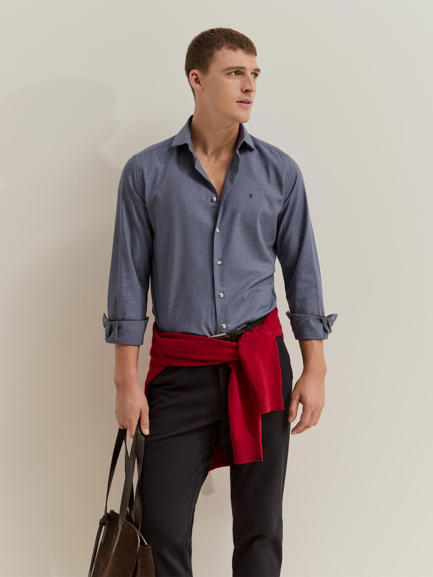 Camisa em Flanela Slim Fit