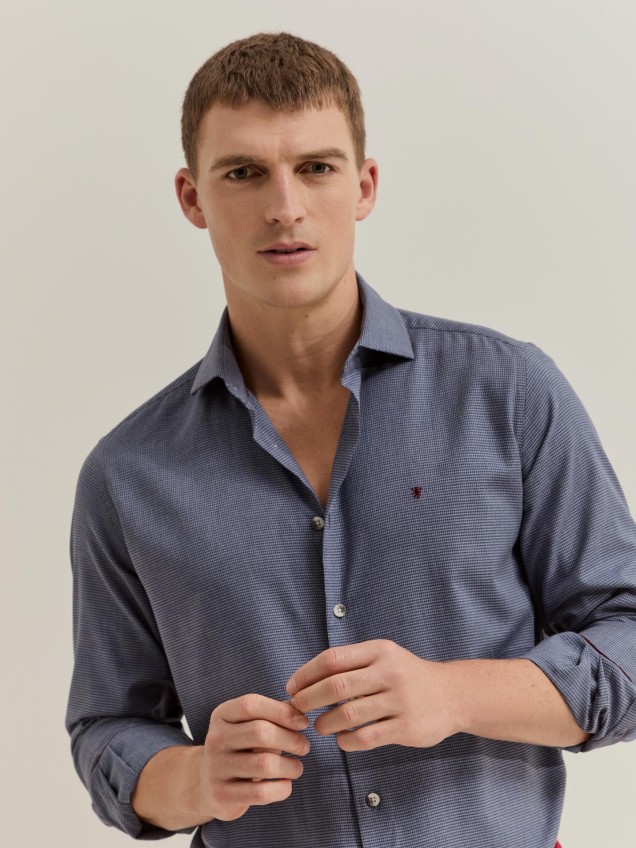 Camisa em Flanela Slim Fit