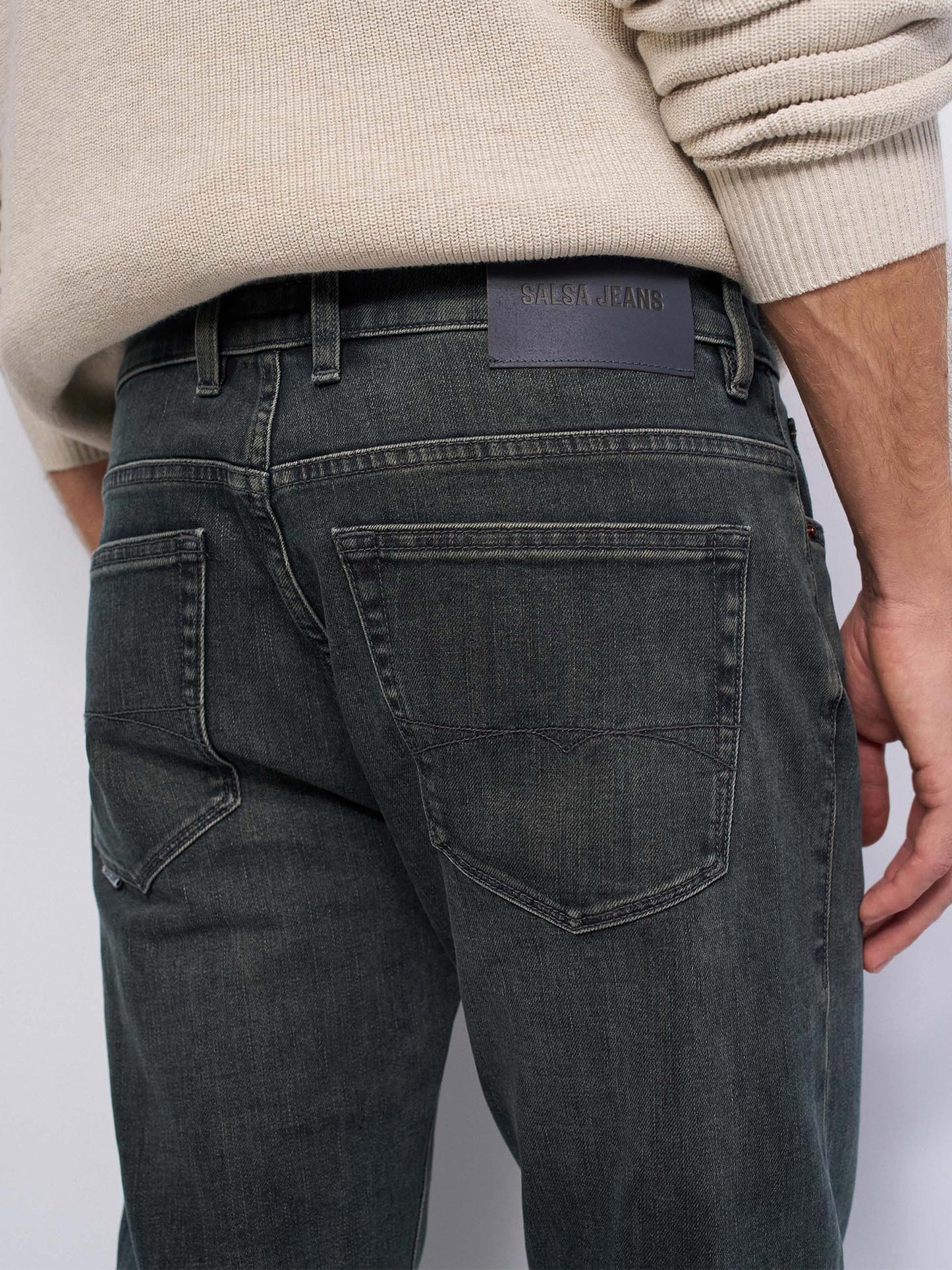Calças de Ganga Slim Fit