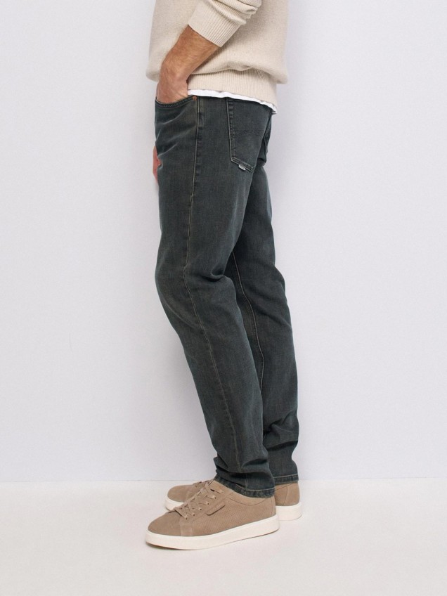 Calças de Ganga Slim Fit