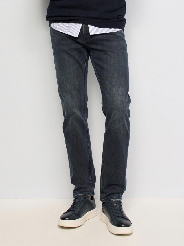 Calças de Ganga Slim Fit