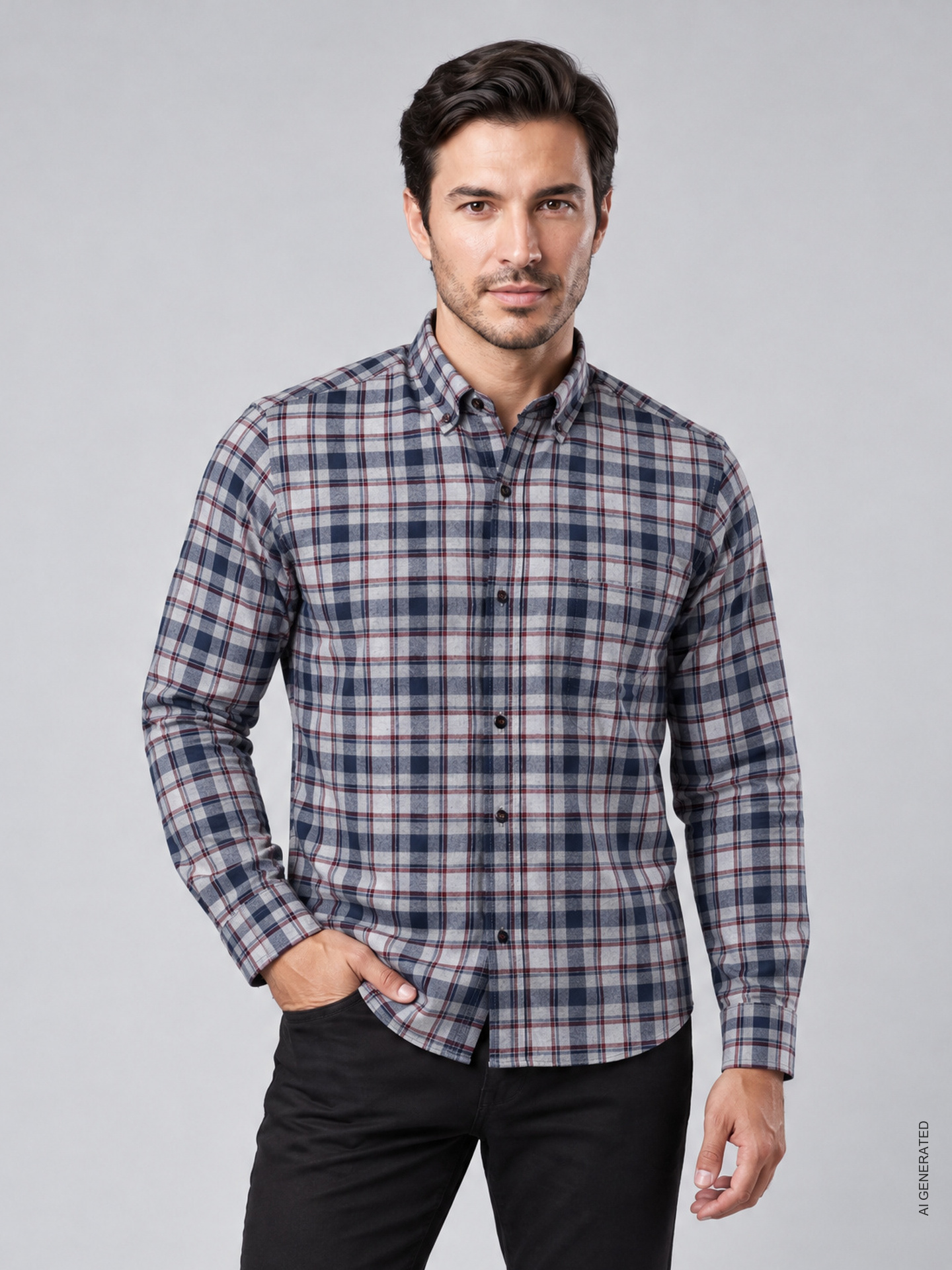 Camisa aos Quadrados