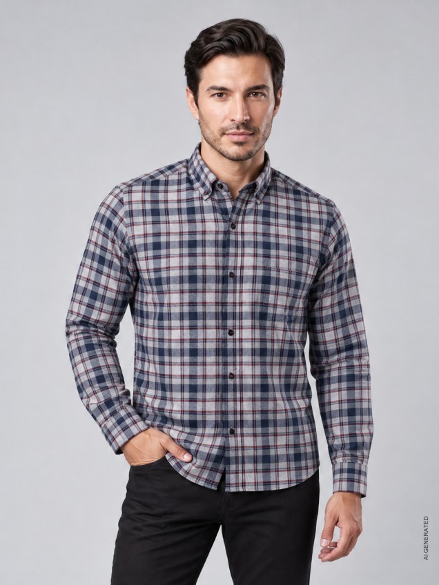 Camisa aos Quadrados