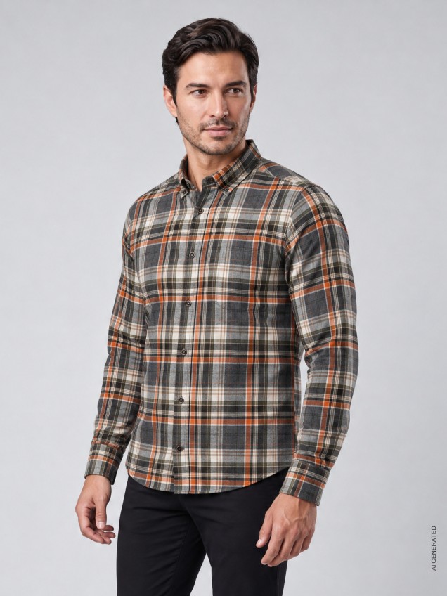 Camisa aos Quadrados