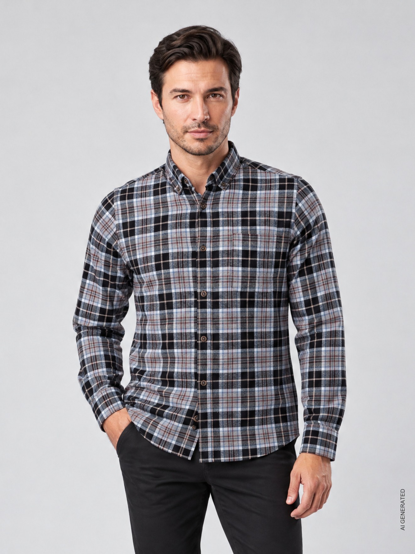Camisa aos Quadrados