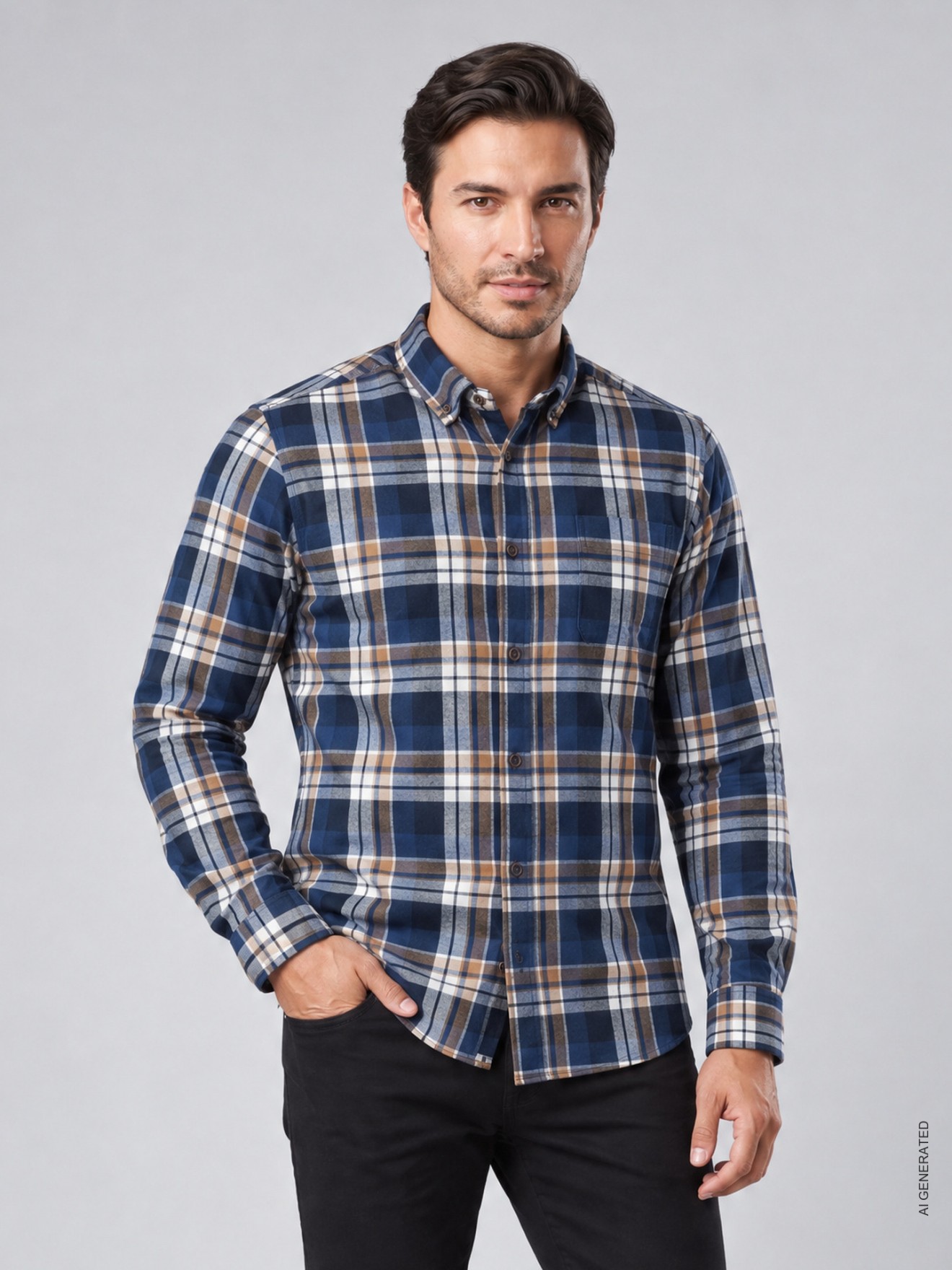 Camisa aos Quadrados