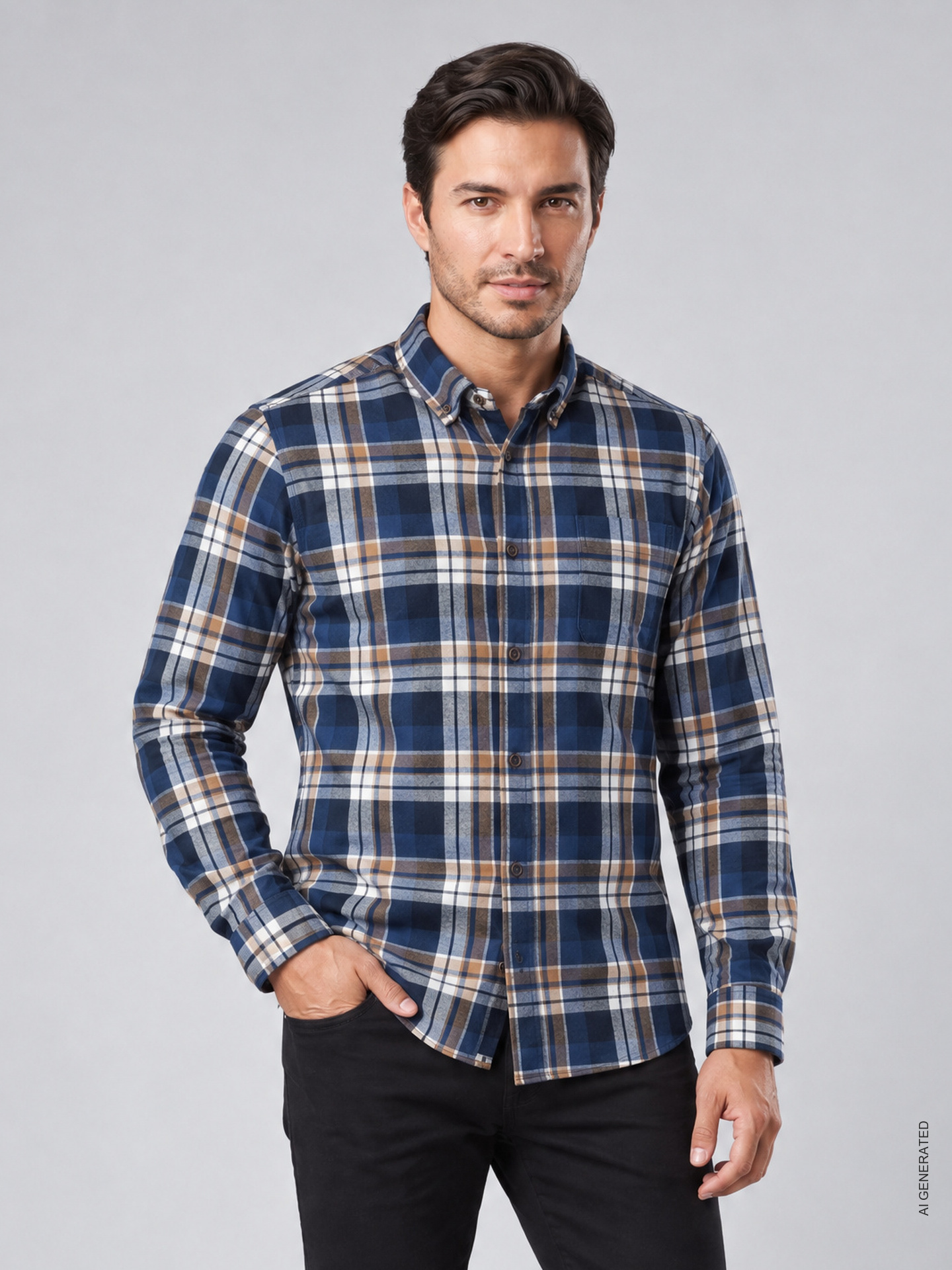 Camisa aos Quadrados