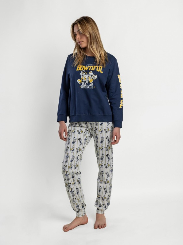 Pijama de Manga Comprida Varsity Squad