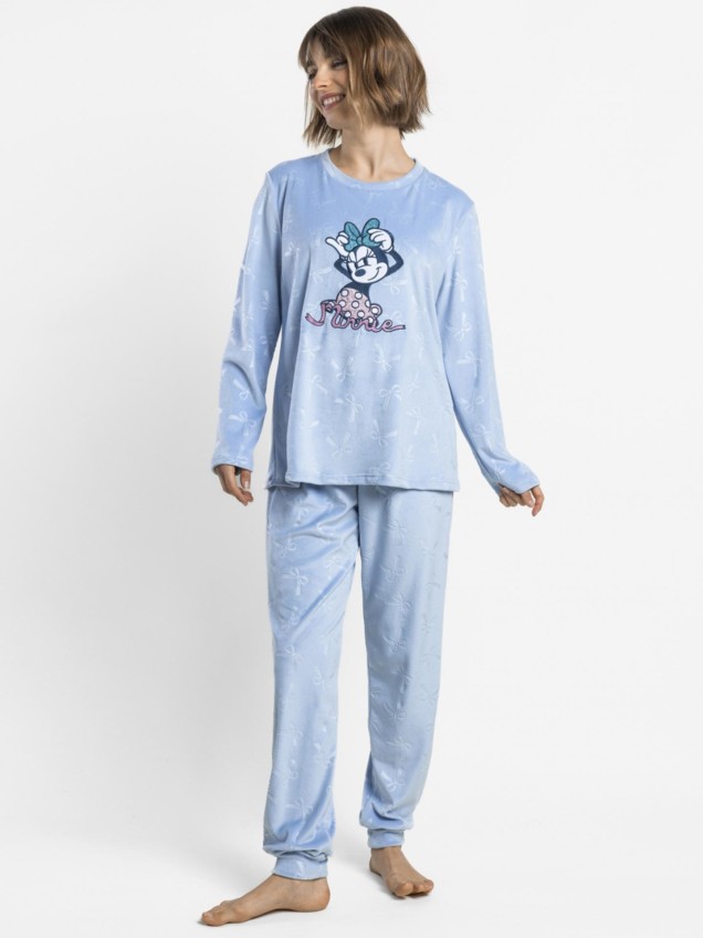 Pijama de Manga Comprida Minnie