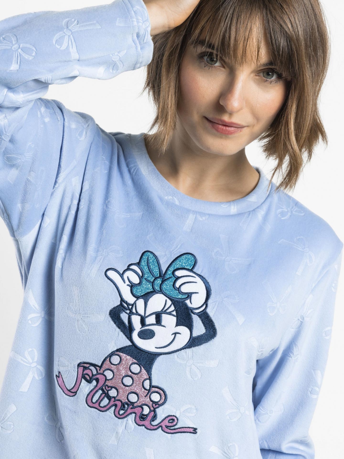 Pijama de Manga Comprida Minnie