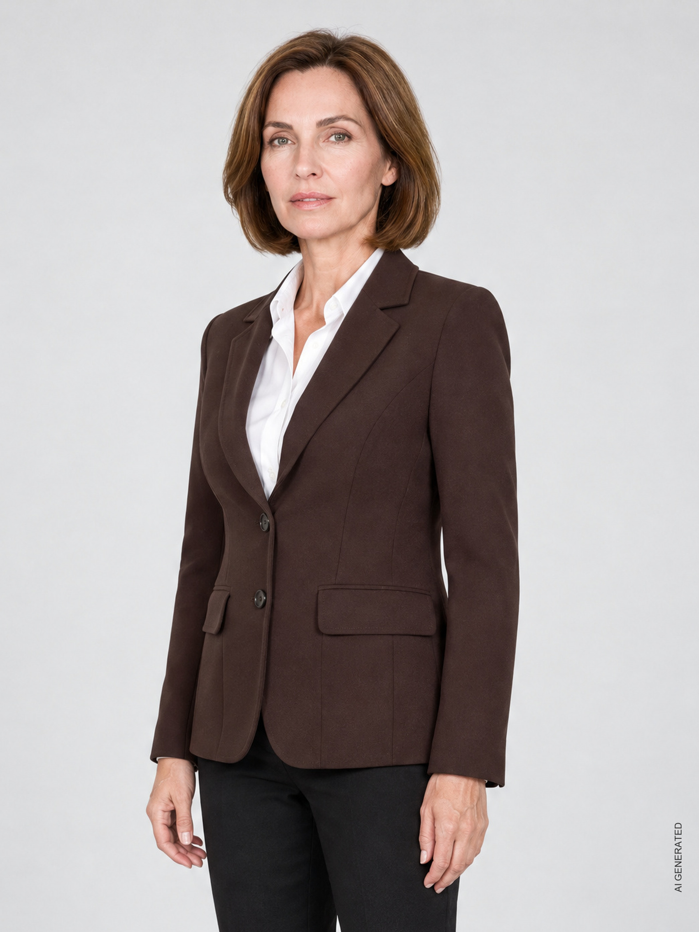Blazer com Gola de Lapela