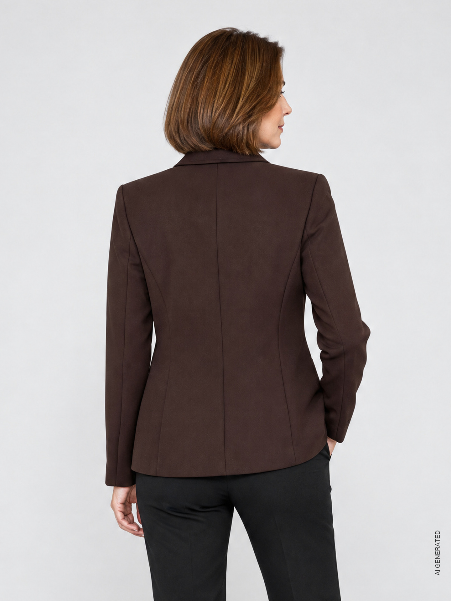 Blazer com Gola de Lapela