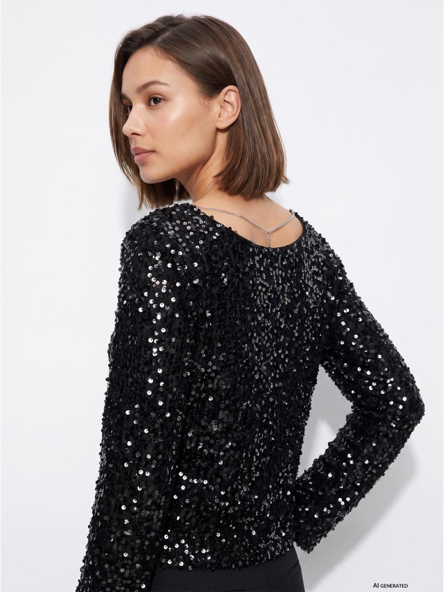 Camisola com Lantejoulas