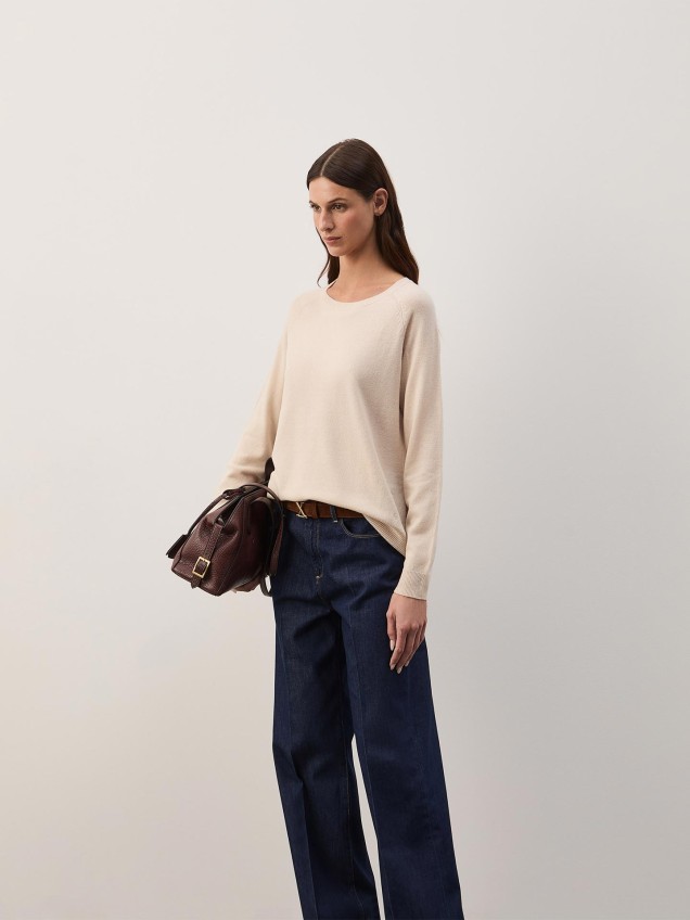 Camisola de Malha com Gola Redonda