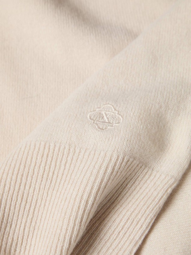 Camisola de Malha com Gola Redonda