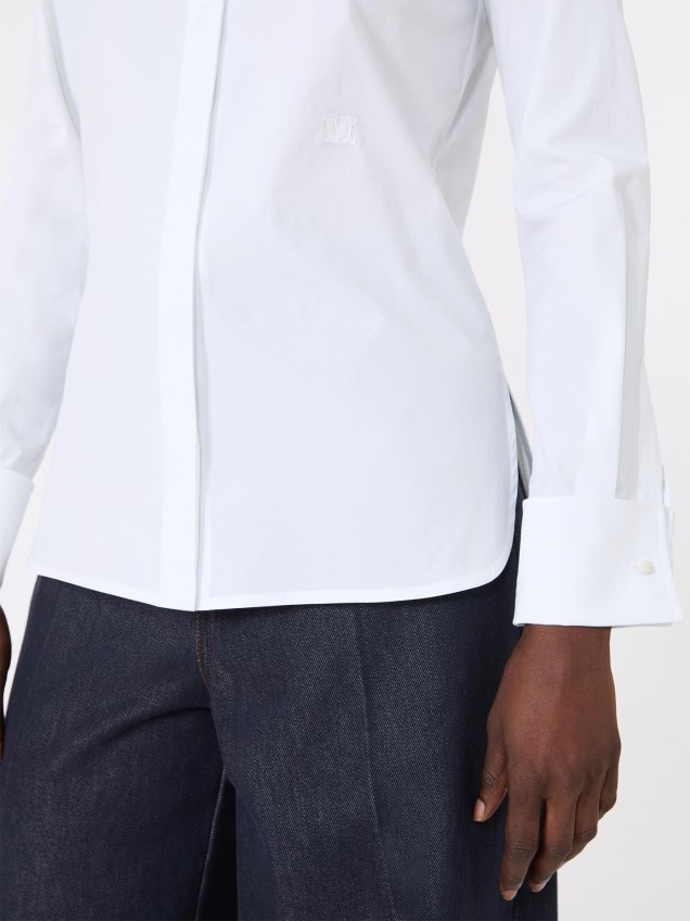 Camisa em Algodão com Logótipo Bordado
