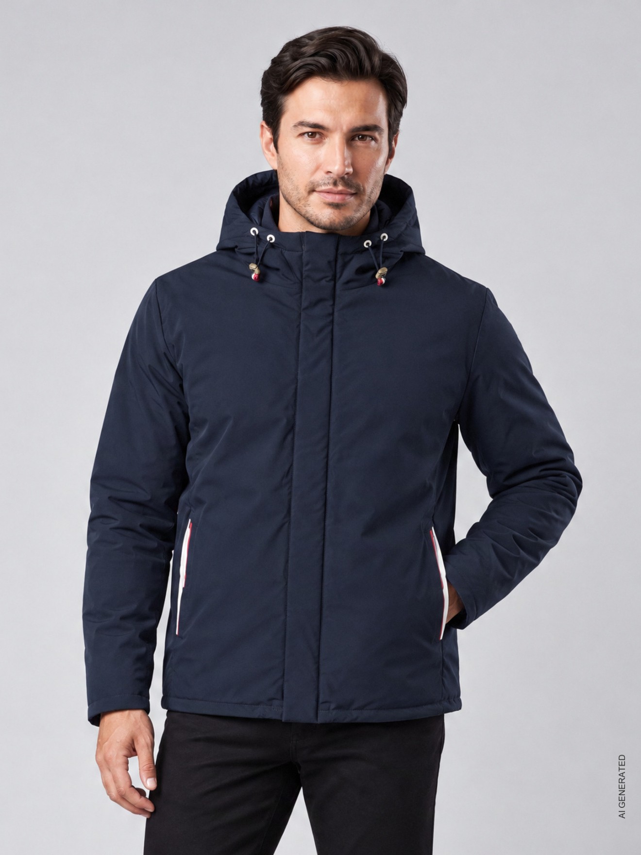 Blus�o com Capuz e Fecho de Correr