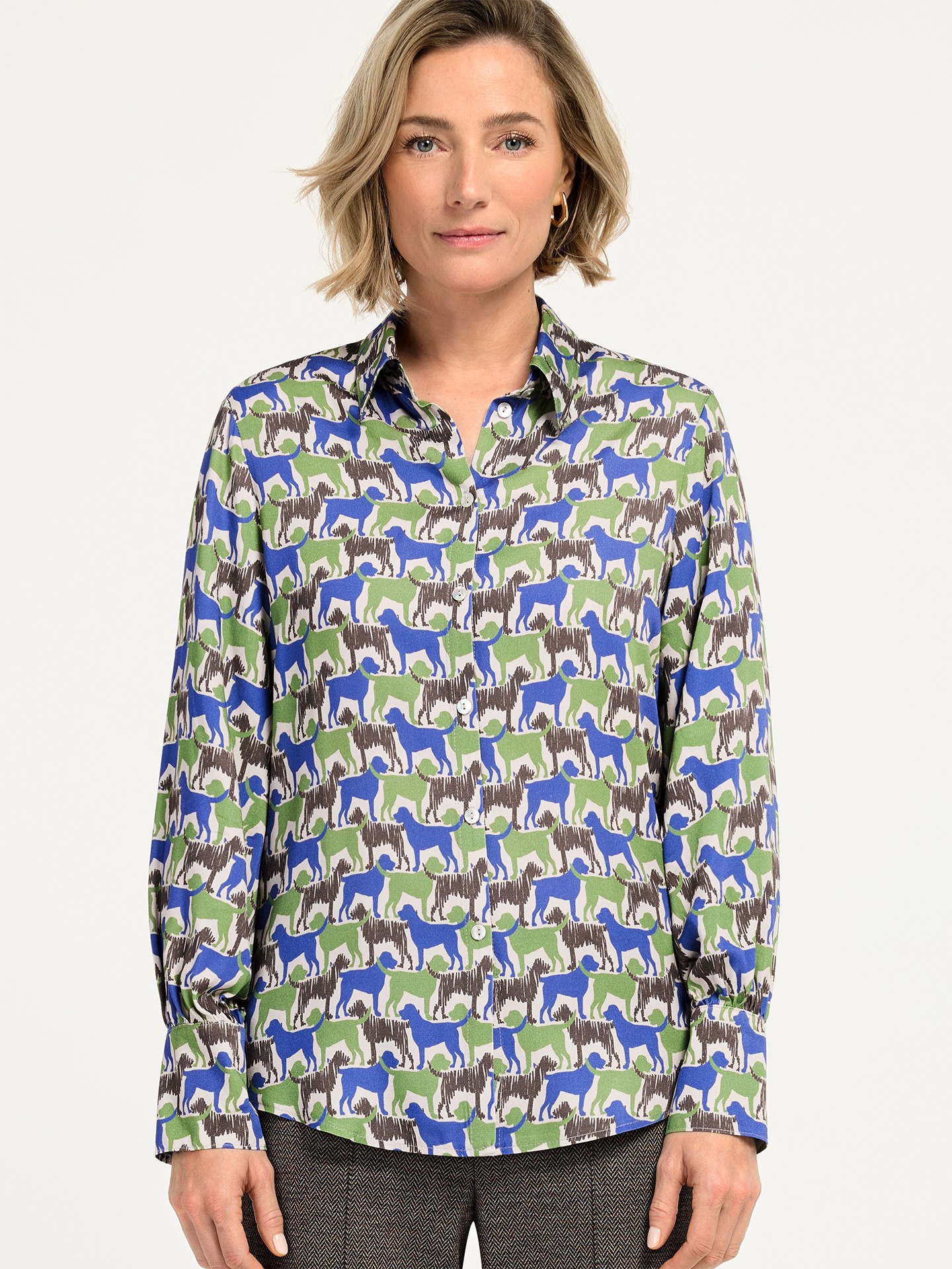 Blusa com Padrão Adina
