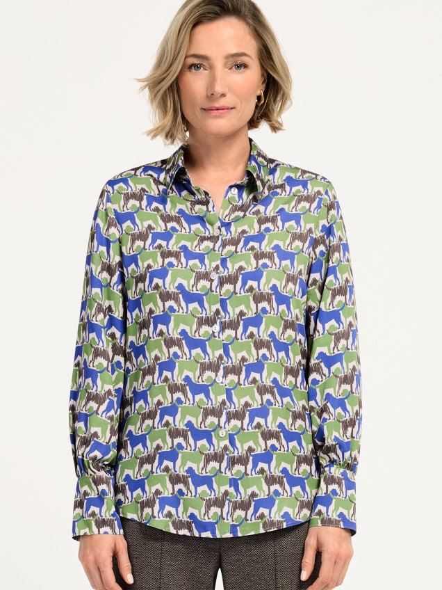 Blusa com Padrão Adina