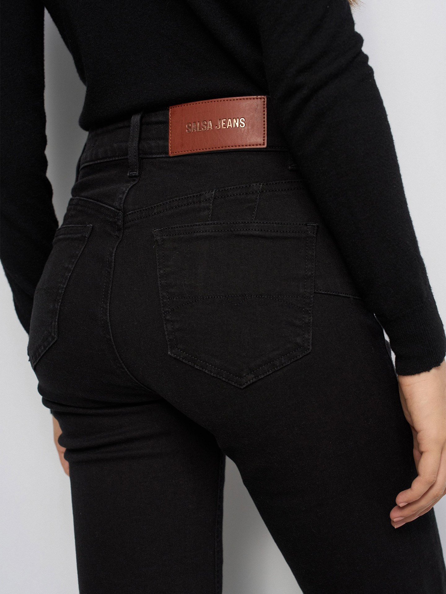 Calças de Ganga Destiny Push Up Straight