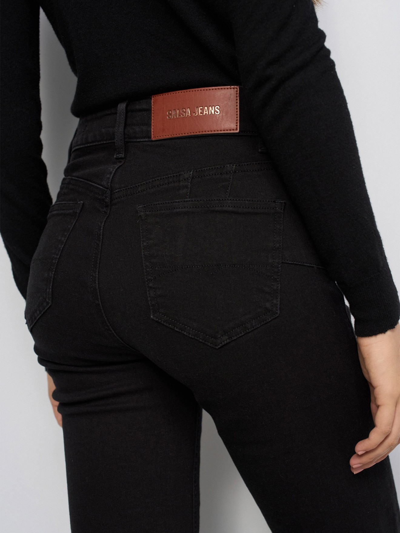 Calças de Ganga Destiny Push Up Straight