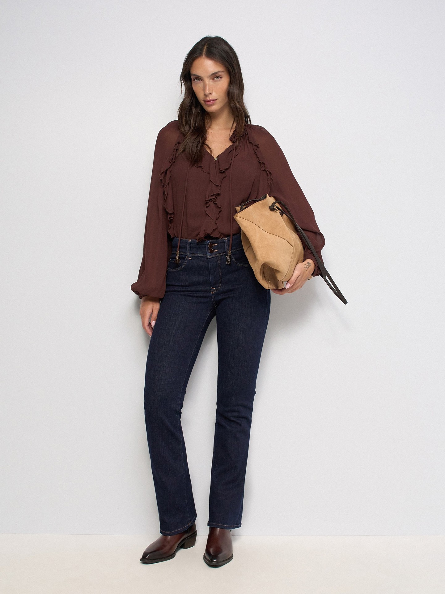 Calças de Ganga Secret Push In Bootcut Perfect Shape