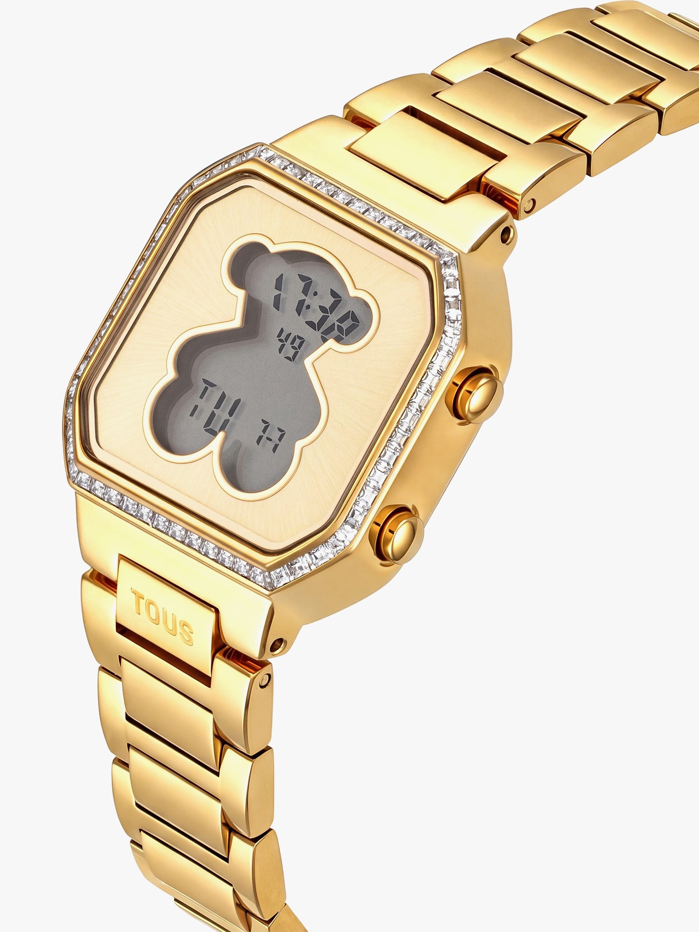 Relógio Digital D-Bear Mini com Zircónias