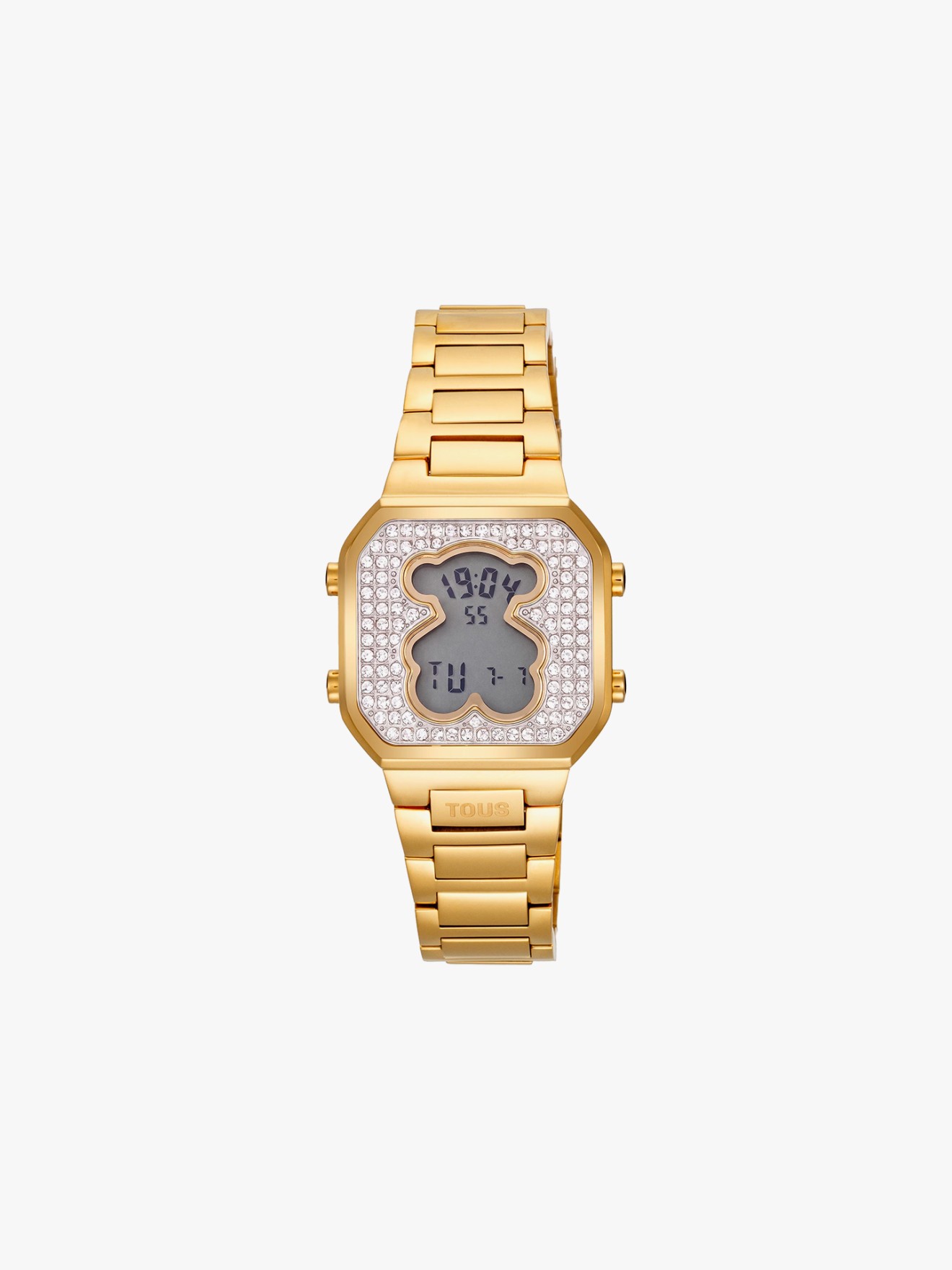 Relógio Digital D-Bear Mini com Zircónias