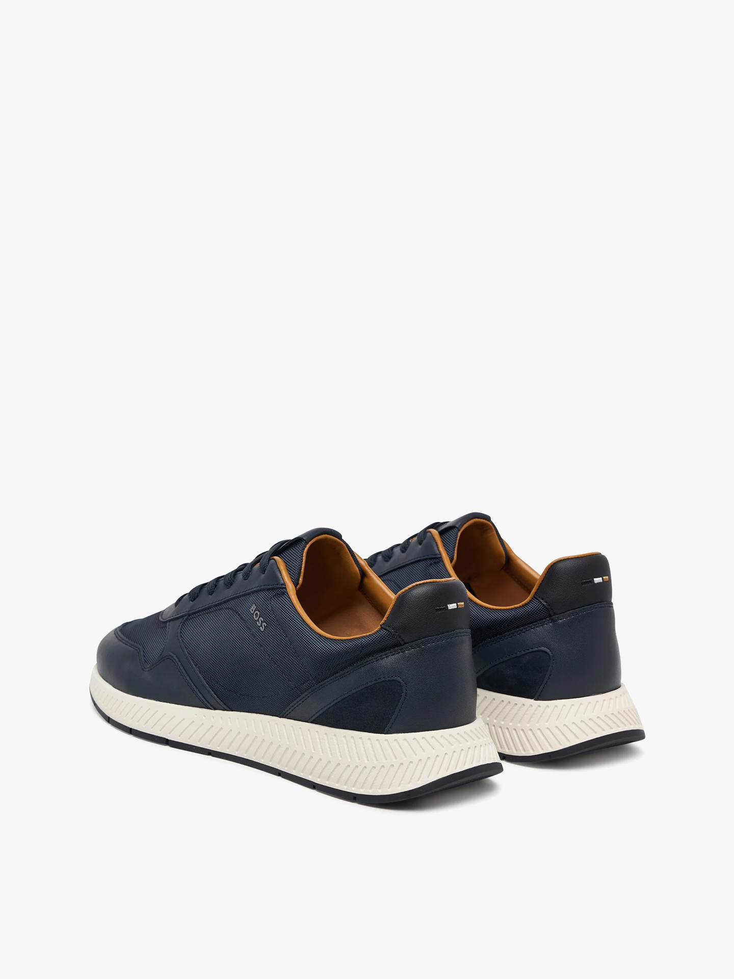 Sapatilhas com Detalhes em Pele