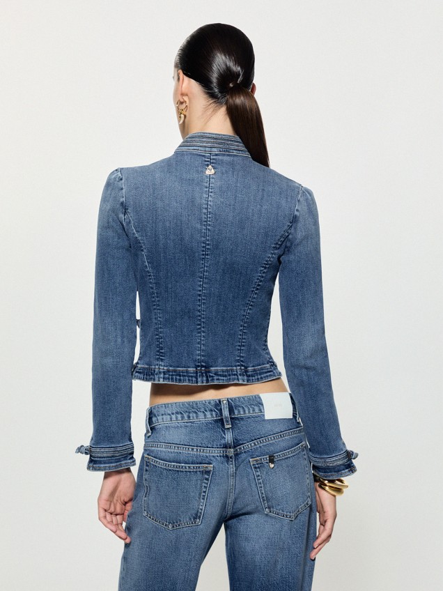 Blusão Cropped Slim Fit