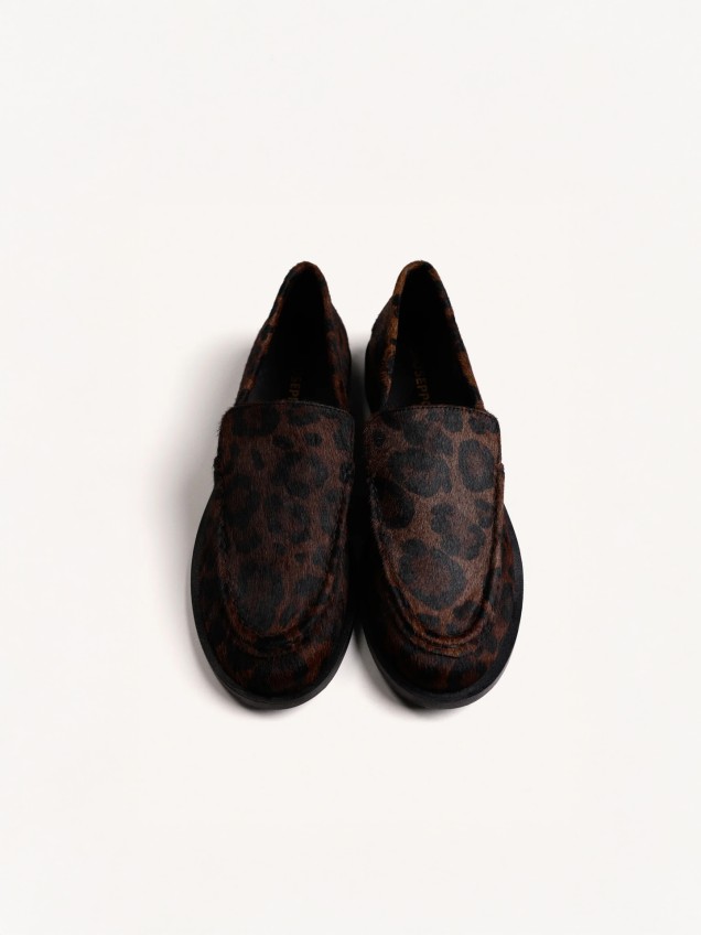 Mocassins com Padrão Animal