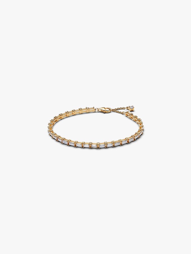 Pulseira Ténis em Corte Baguete