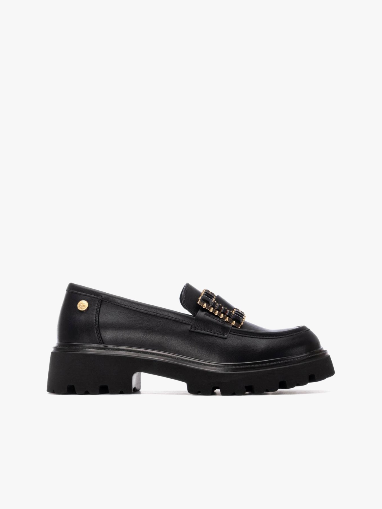 Mocassins com Detalhe de Pedraria