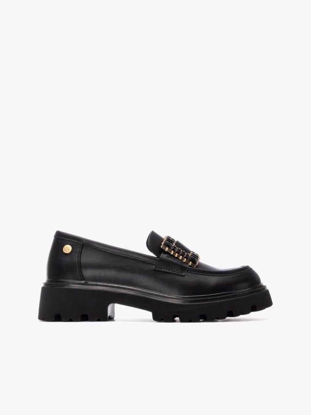 Mocassins com Detalhe de Pedraria