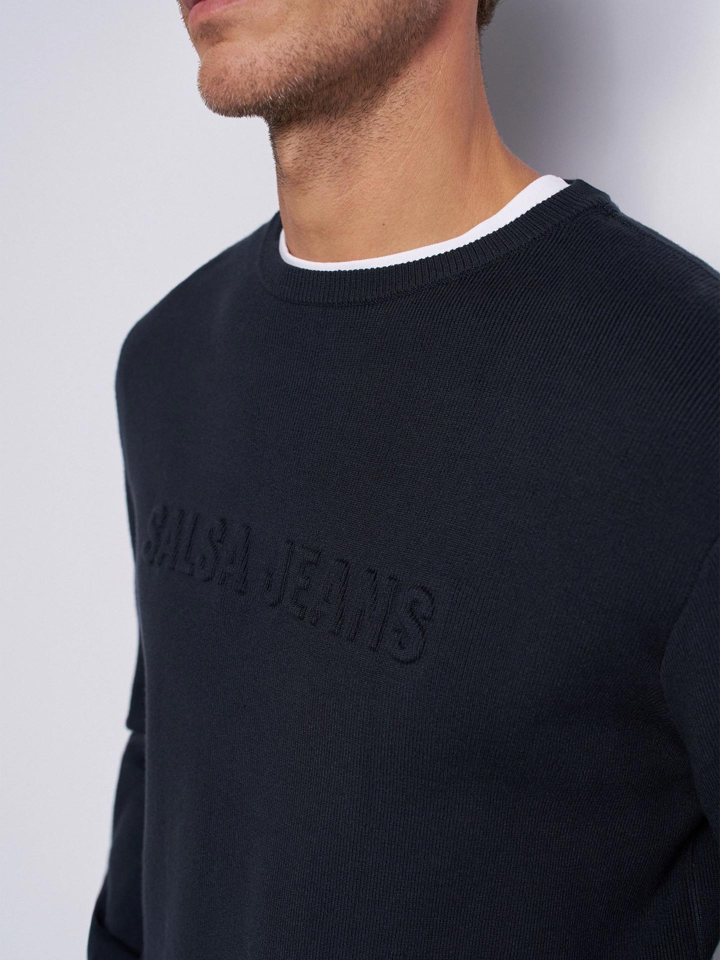 Sweatshirt Regular Fit com Relevo