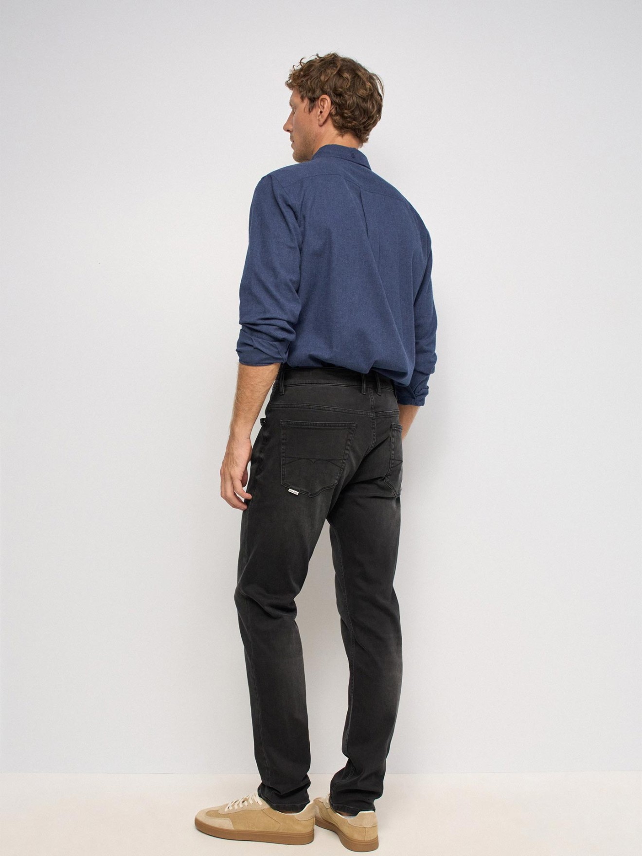 Calças de Ganga Slim Fit