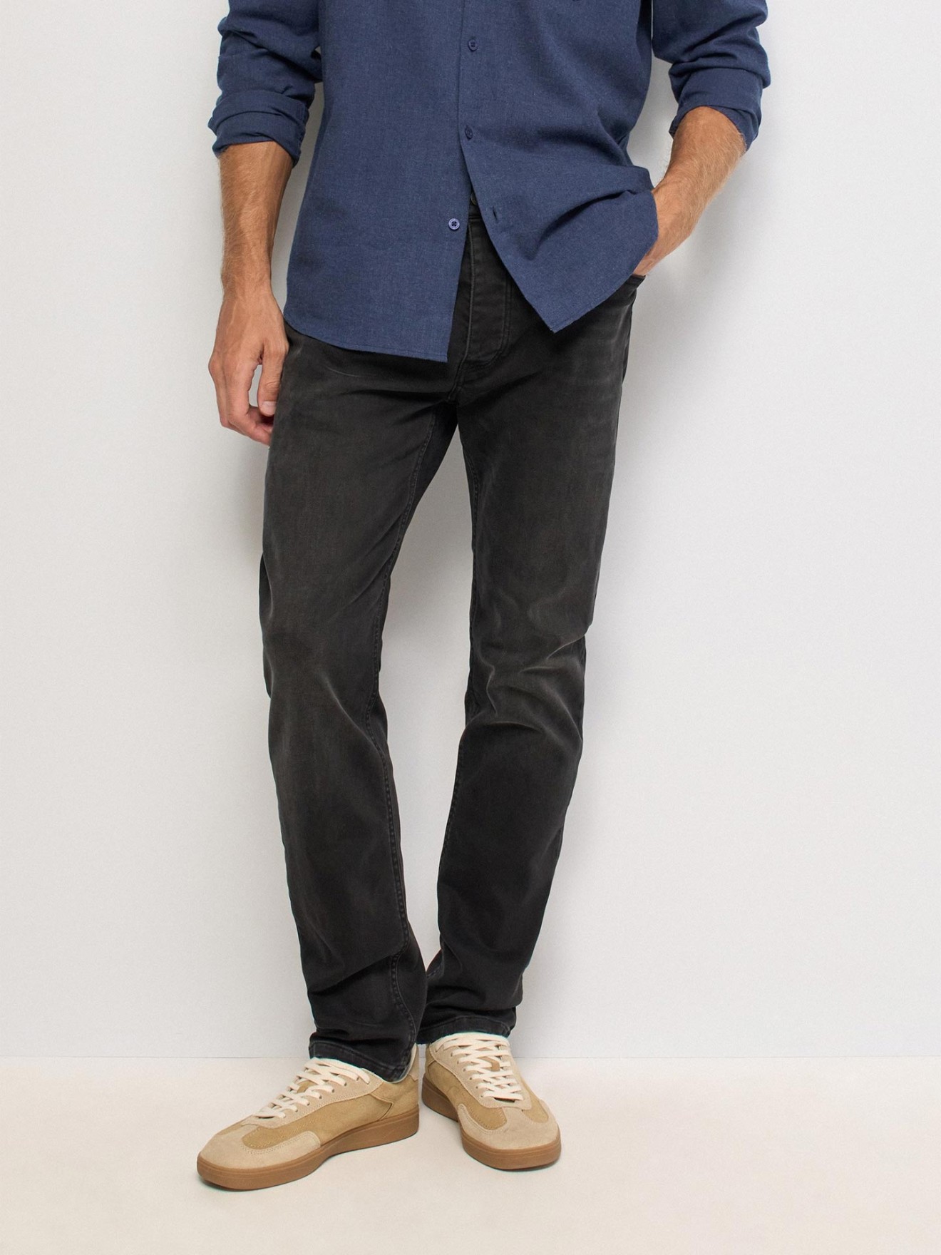 Calças de Ganga Slim Fit