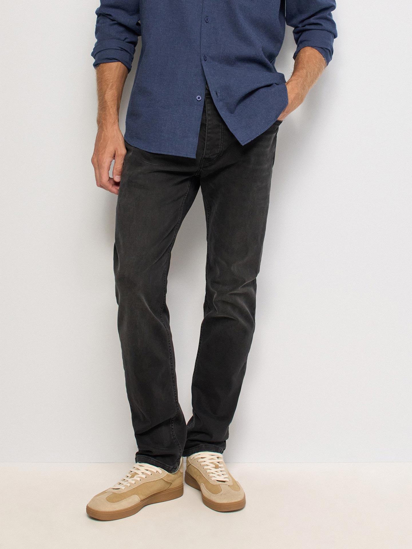Calças de Ganga Slim Fit
