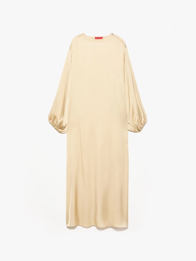 Vestido Comprido em Cetim MCBBASCHI