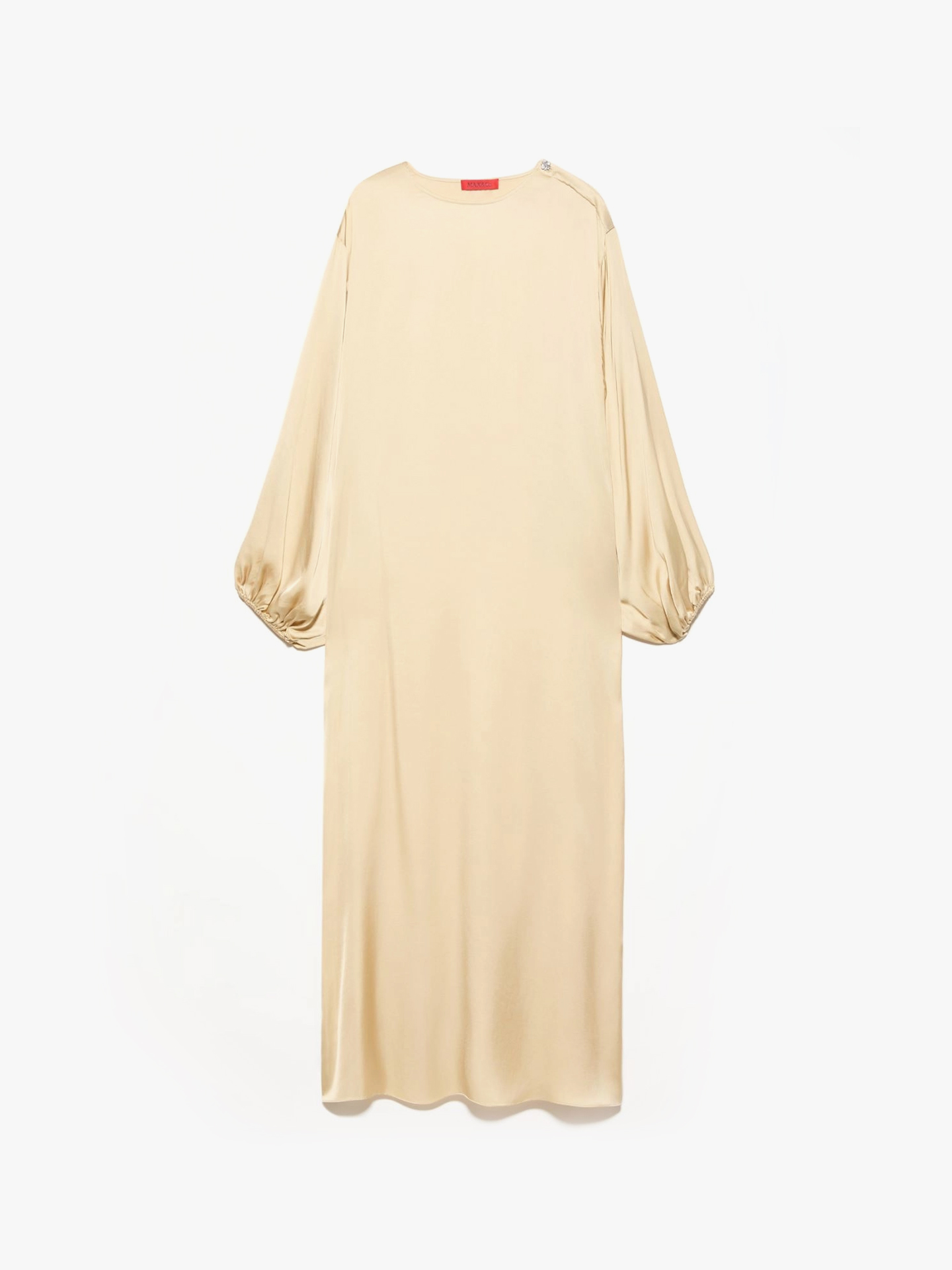 Vestido Comprido em Cetim MCBBASCHI