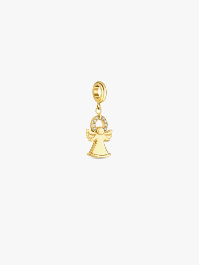 Charme Pendente em Forma de Anjo com Zirc�nias