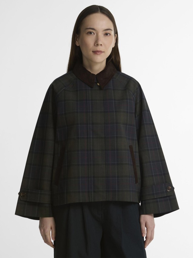 Blus�o Imperme�vel Sandra Tartan