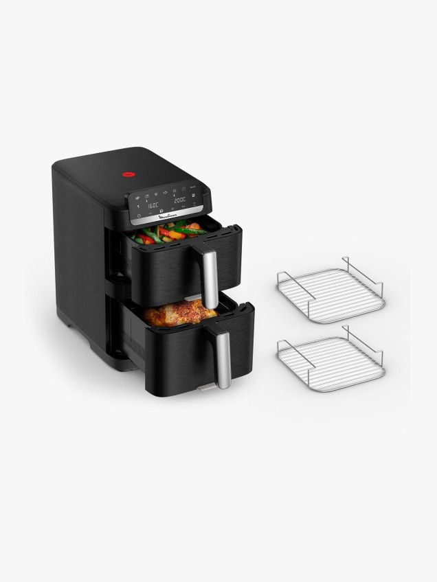 Fritadeira sem �leo Easy Fry Crispy Stack 10L Genius