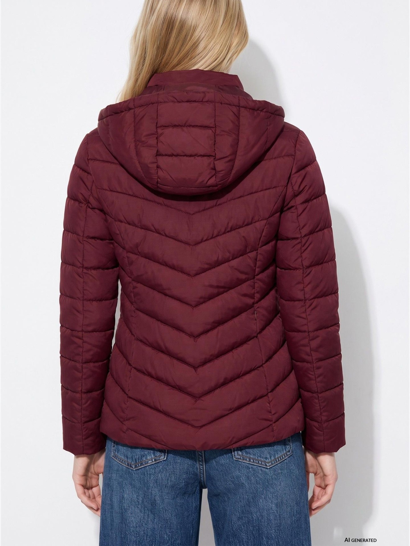 Parka Acolchoada Slim Fit com Capuz